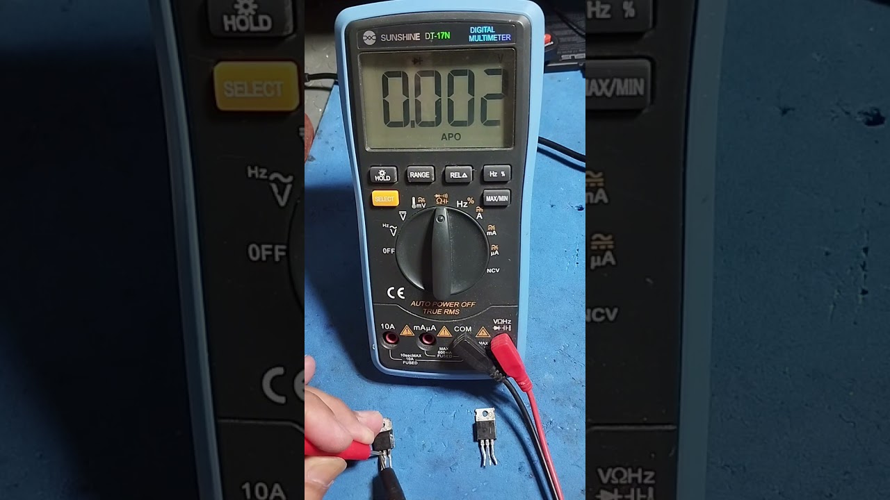 Como probar un TRIAC 