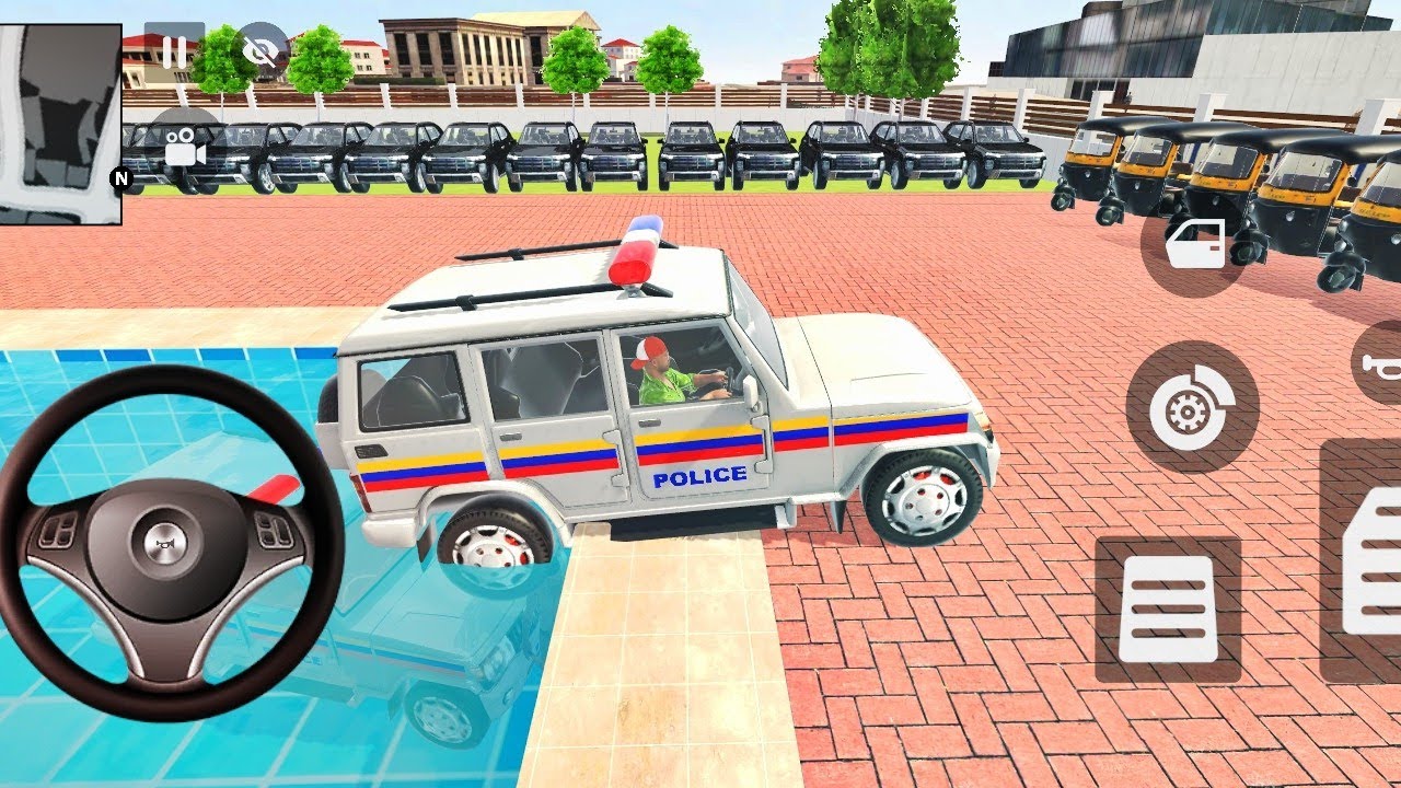 🚀Indian Theft Auto Franklin Order In Indian🤩 White Aroplane And  red bike Indian Police SUV Game