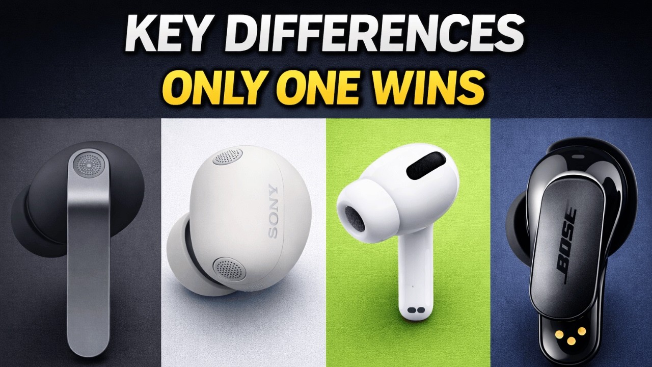 Galaxy Buds 4 Pro против Apple AirPods Pro 3 против Sony WF-XM6 против Bose QC Ultra 2