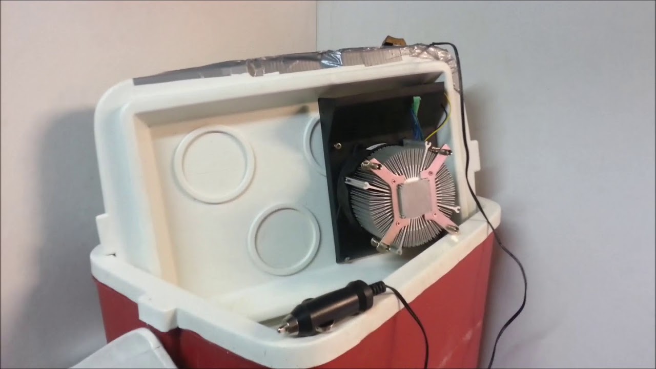 From a Computer Cooler to a Solar Rechargeable Battery Chilly-bin