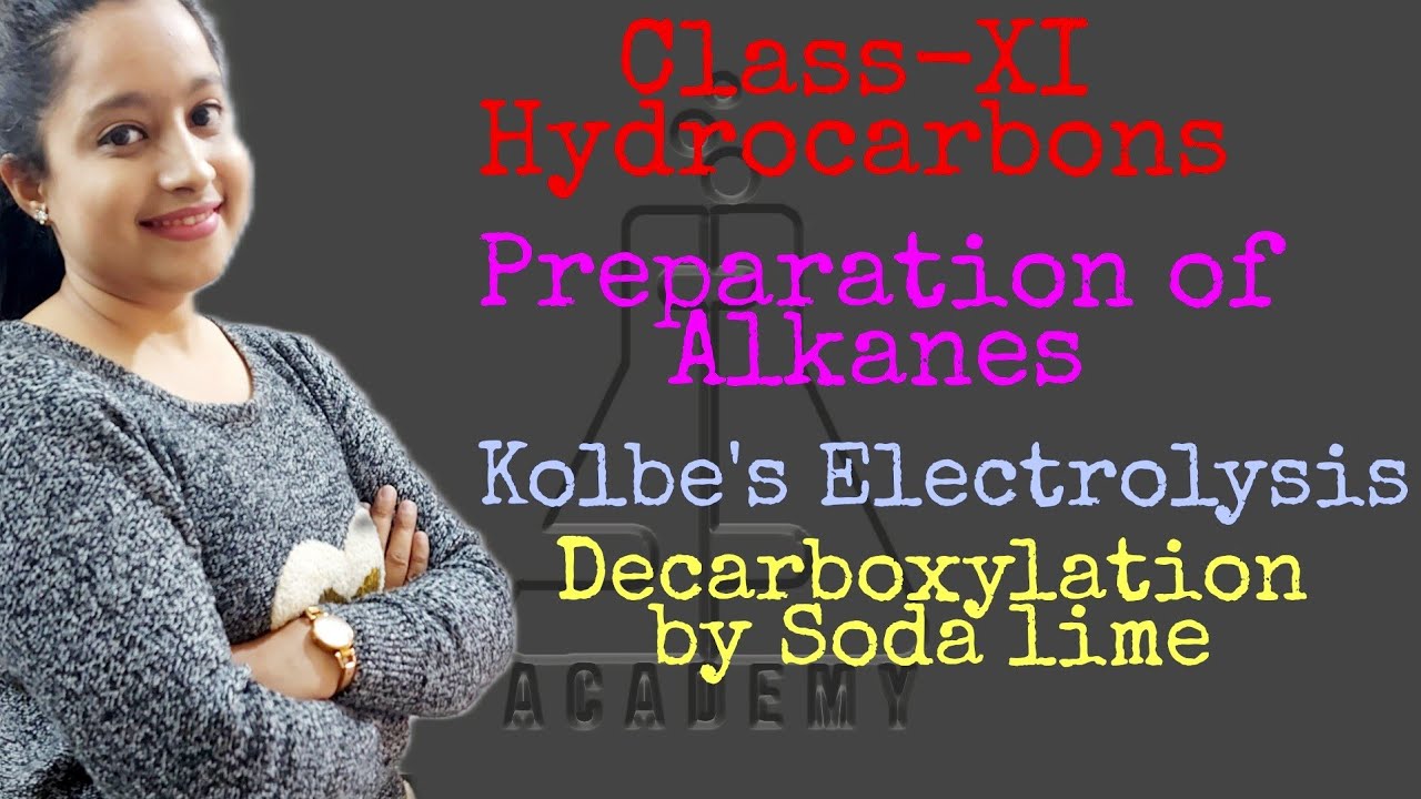 Class-XI Hydrocarbons| Preparation of Alkanes|Wurtz Reaction| Kolbe's Electrolysis