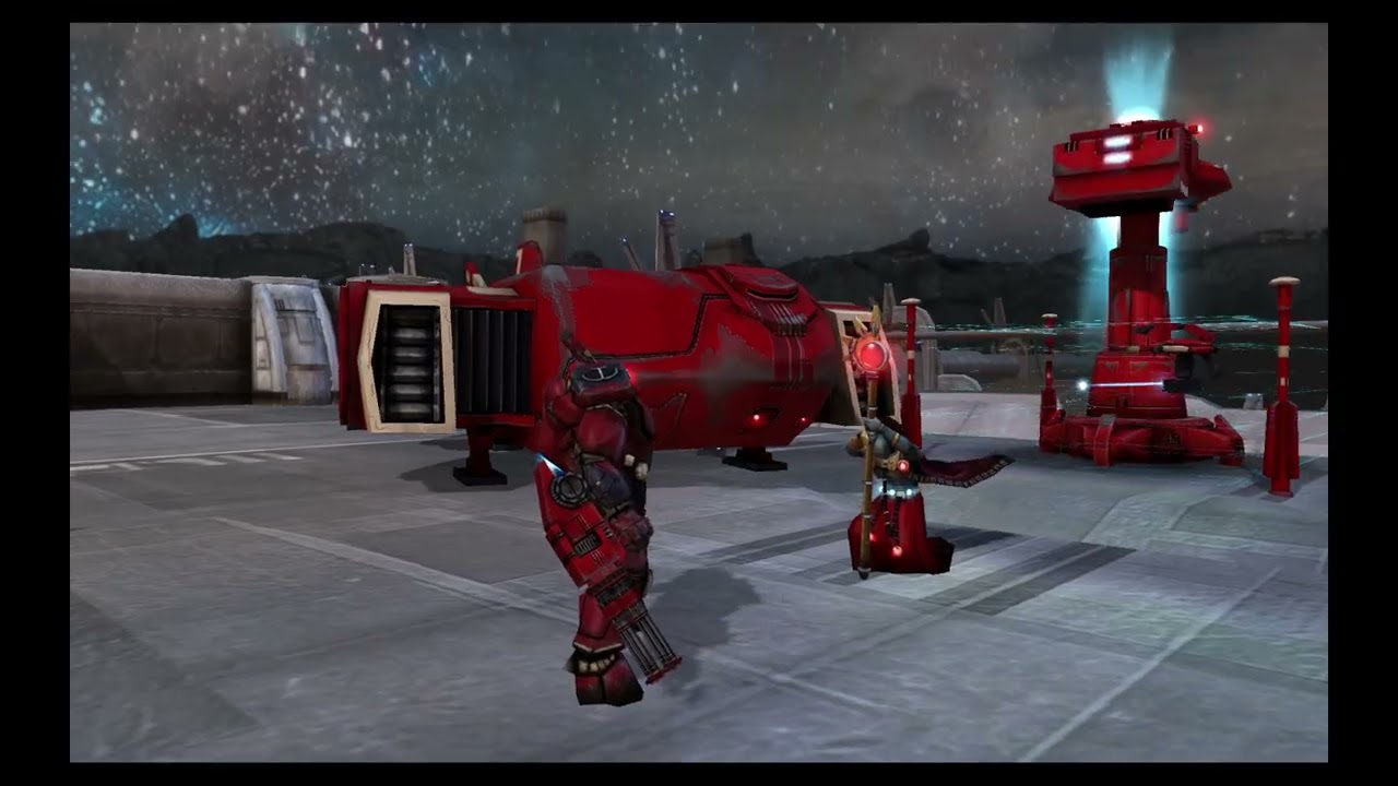 WARHAMMER 40K DAWN OF WAR SOULSTORM BLOOD RAVENS CAMPAIGN PART 9 DESTROYING THE NAN YANOI MOON BASE