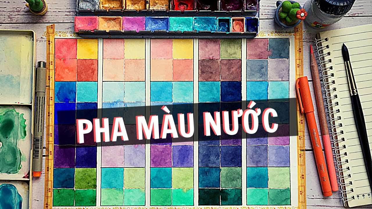 TIPs PHA M&Agrave;U NƯỚC CƠ BẢN NHẤT CHO BẠN! KH&Ocirc;NG CẦN MUA NHIỀU M&Agrave;U NỮA | S&ograve; Kimura