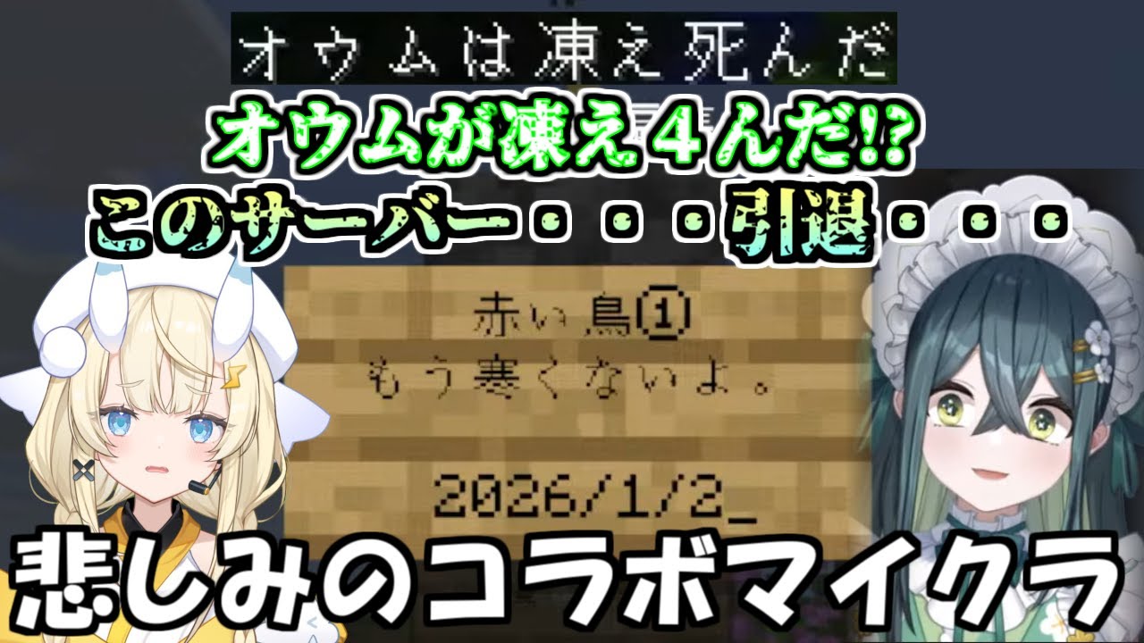 【R.I.P.】ののと一緒にオウム狩りをするみかるん【にじさんじ切り抜き/蝸堂みかる / 十河ののは /今宵、××と夢を見る】#みかるんきりぬいたよ #みかるん絵 #蝸堂みかる