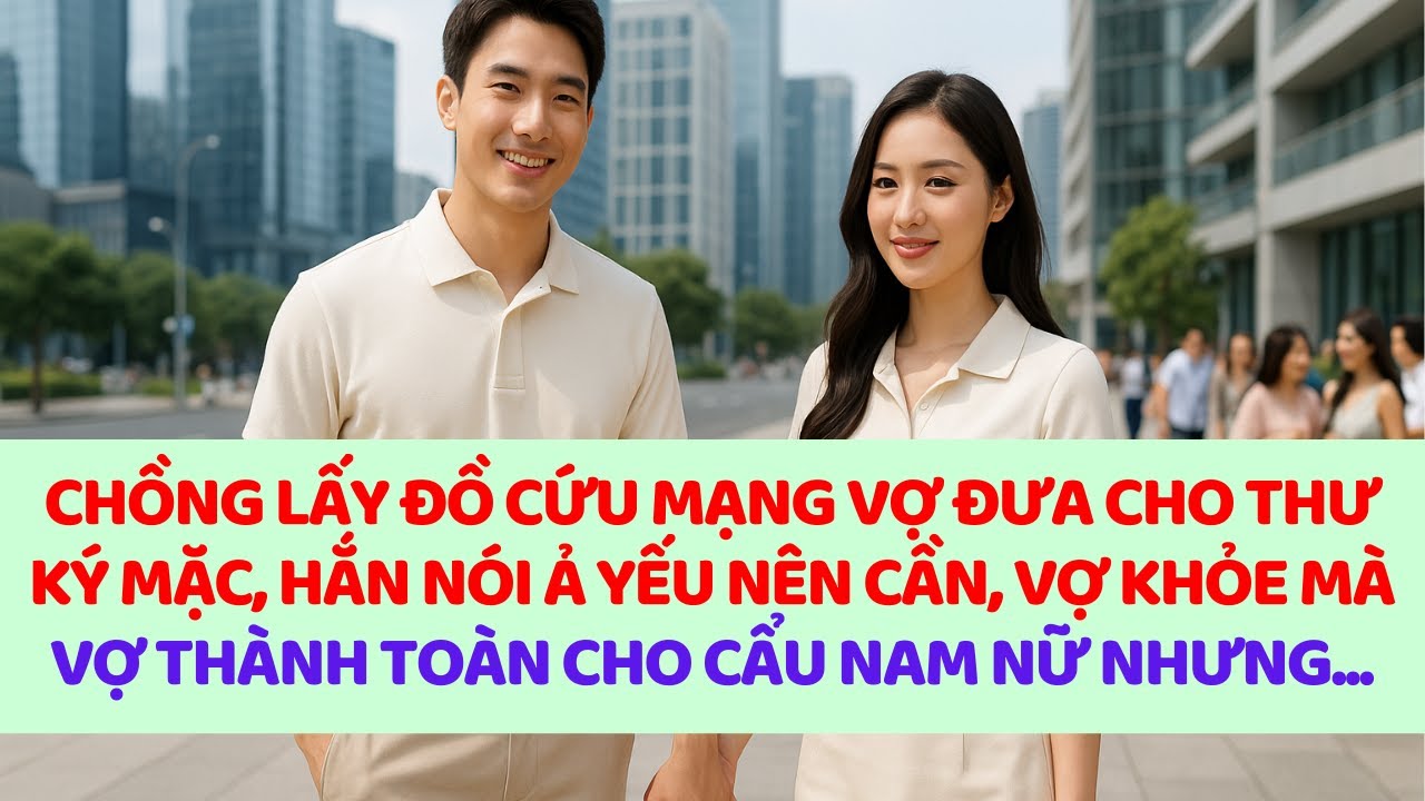 Chồng lấy đồ cứu mạng vợ đưa cho thư ký, hắn nói ả yếu mói cần, vợ khỏe như trâu và cái kết đắng