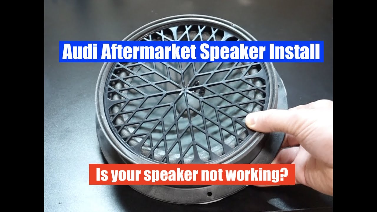 Audi A4 Aftermarket Speaker Install