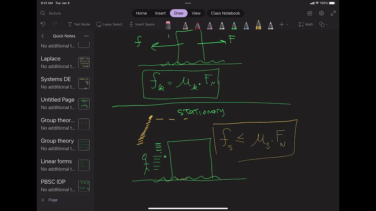 friction online lab lecture part 1