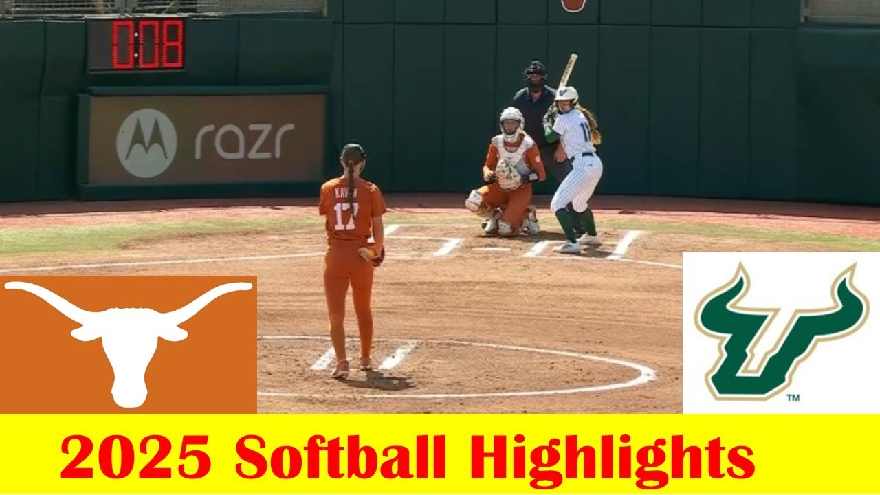 South Florida vs #2 Texas Softball Game Highlights 3 2 2025