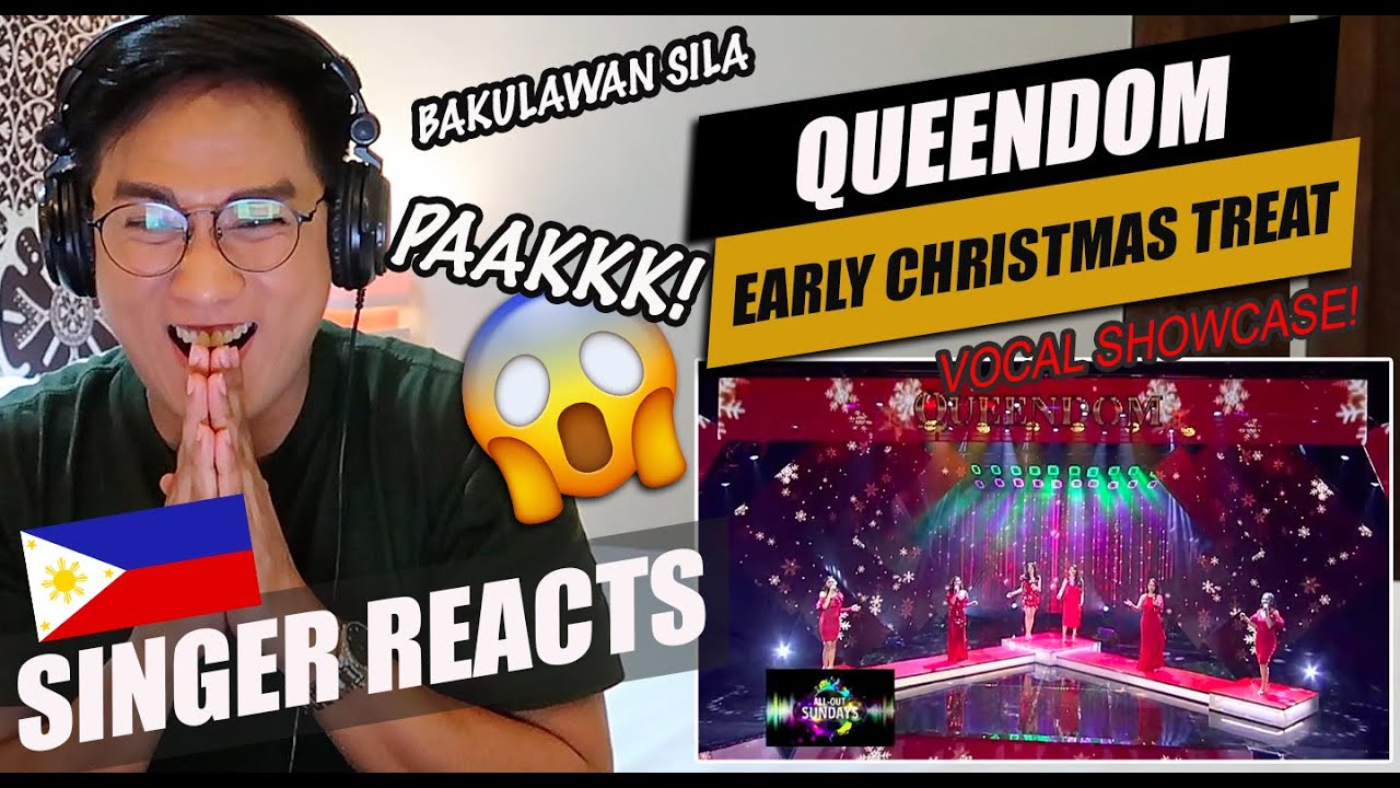 Early Christmas treat from the 'Divas of the Queendom' | All-Out Sundays | SINGER REACTION