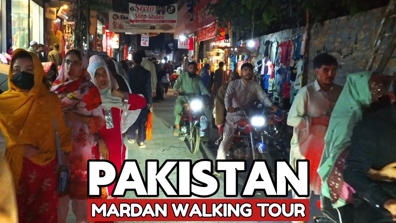 4k Walking Tour || Mardan Pakistan || 12 March 2026