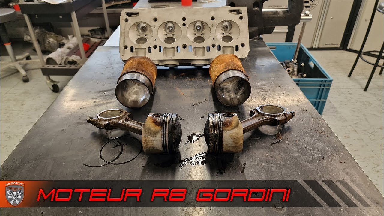 Démontage moteur R8 Gordini