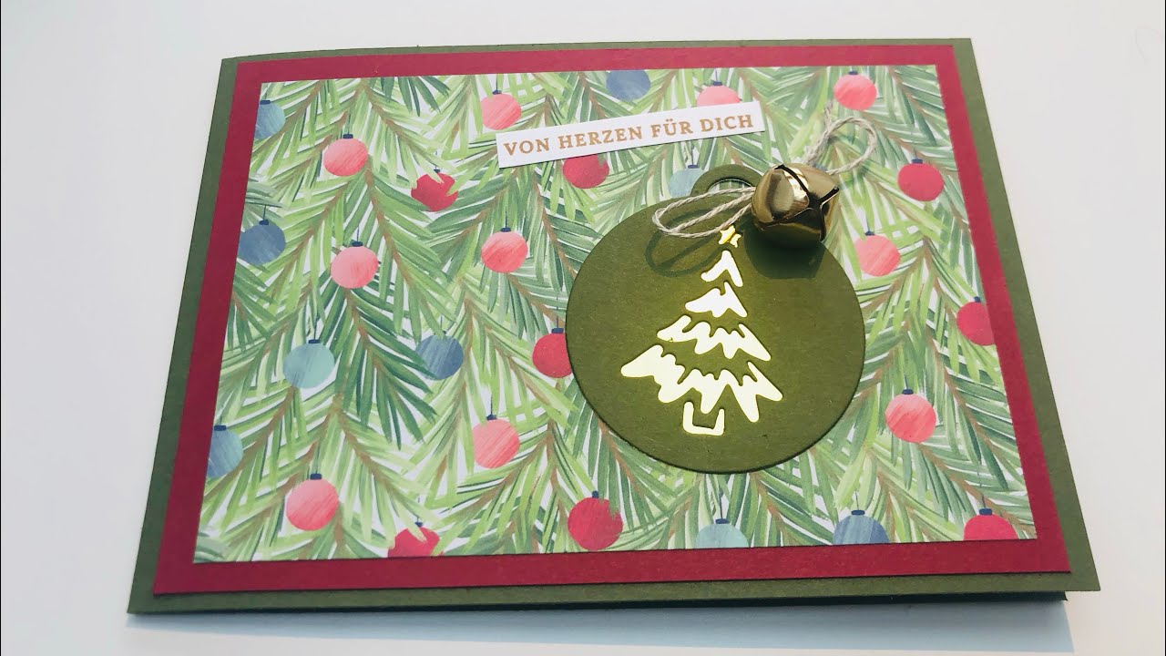 Teelichtkarte, nicht nur zu Weihnachten verwendbar. Natürlich mit @stampinup Produkten