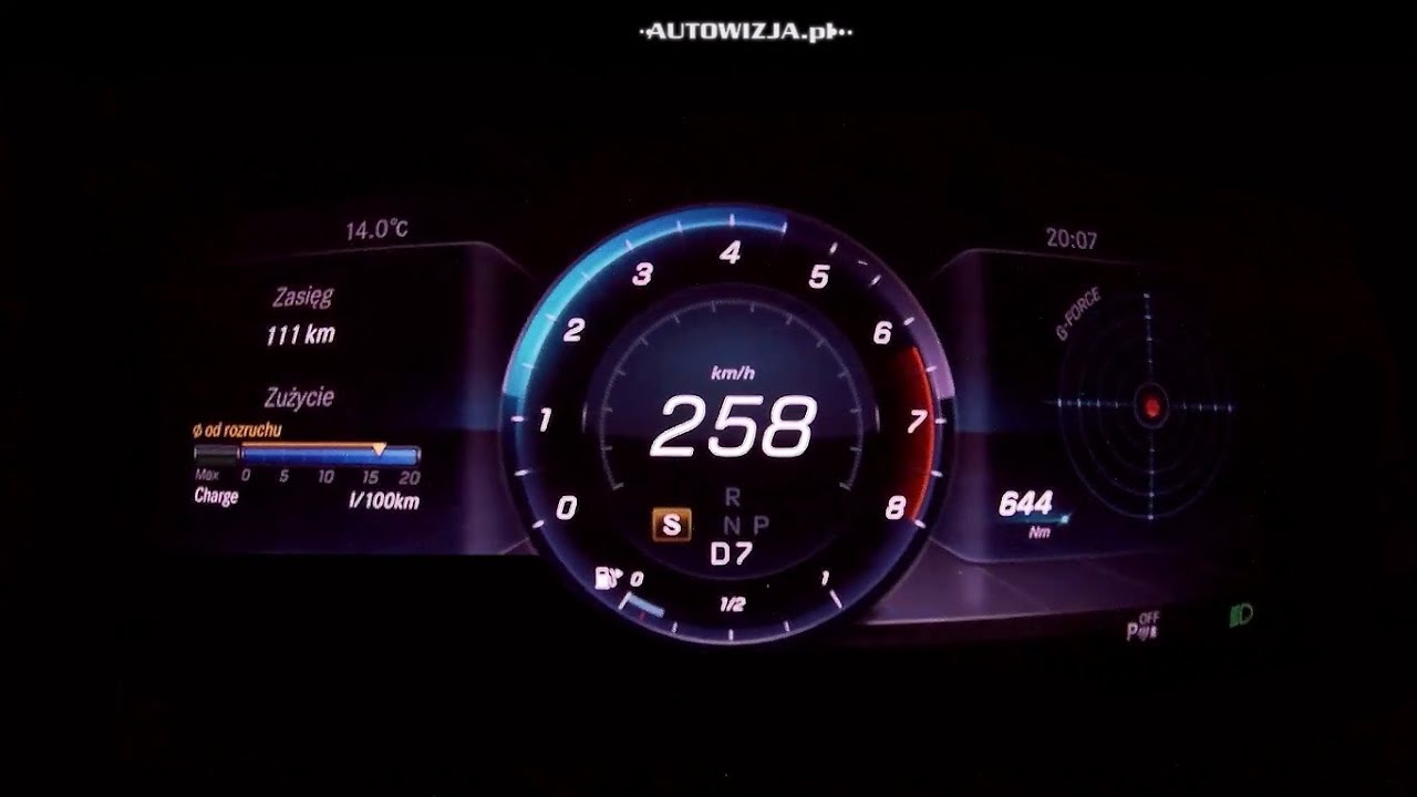Mercedes S560 4MATIC acceleration 0-100 km/h, 0-260 km/h, 0-400 m, top speed