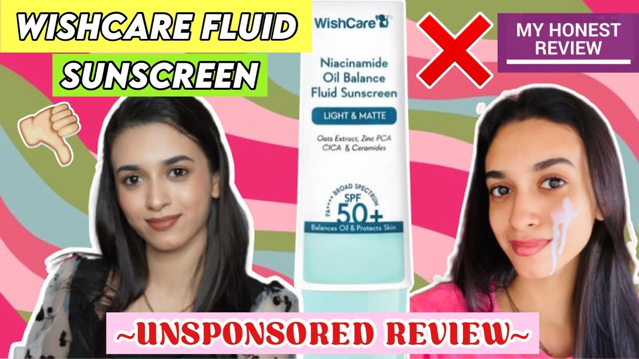Честный обзор солнцезащитного крема WISHCARE Fluid | Лучший солнцезащитный крем для жирной или су...