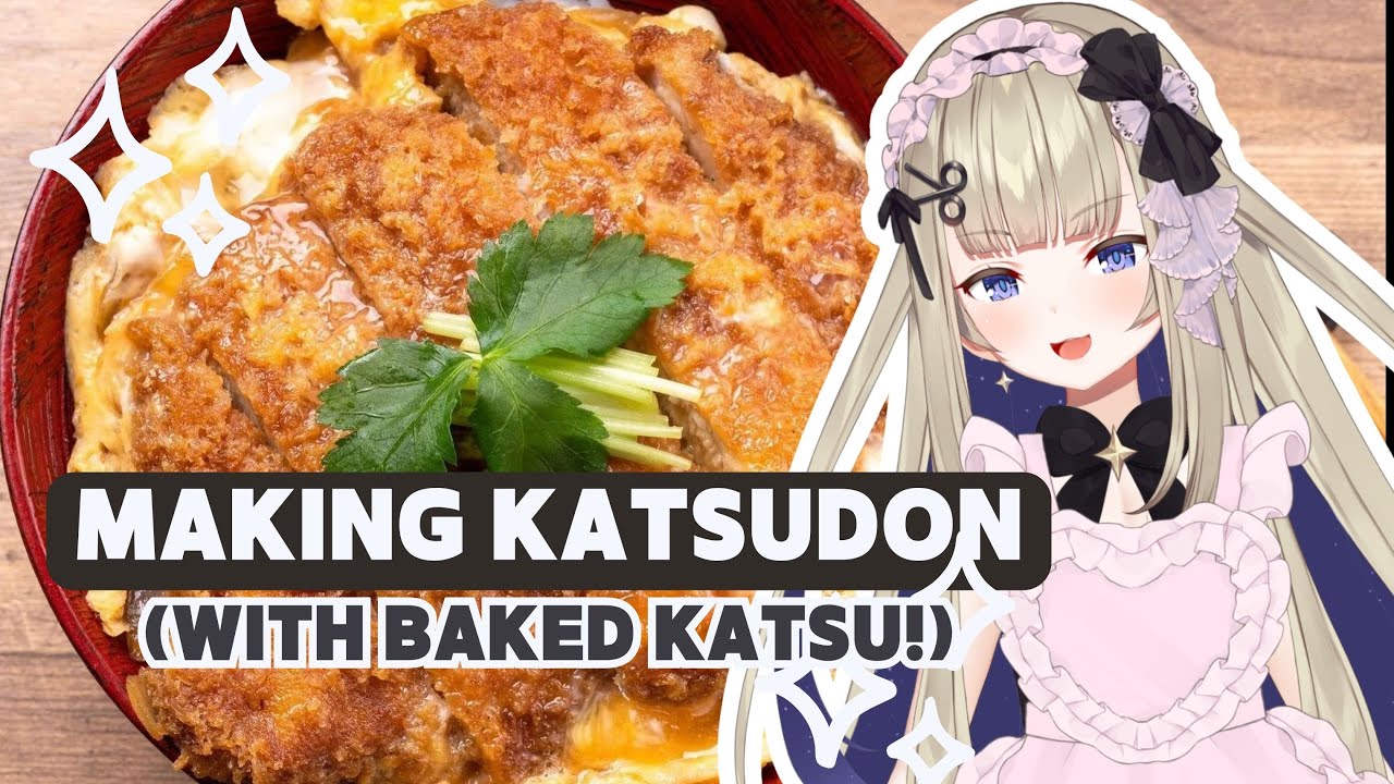 Shiina Cooks Katsudon with Baked Tonkatsu! (Handcam)