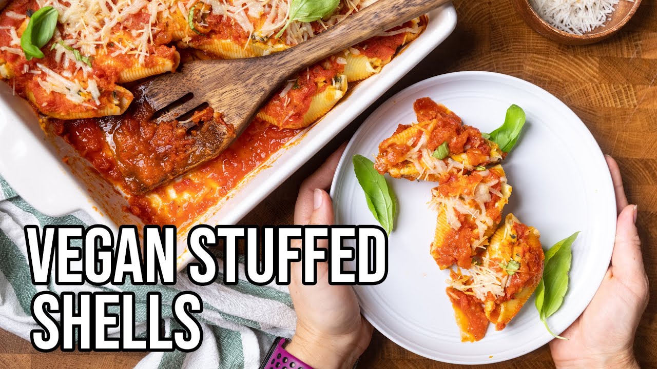 Easy Vegan Stuffed Shells | Vegan Meal Prep