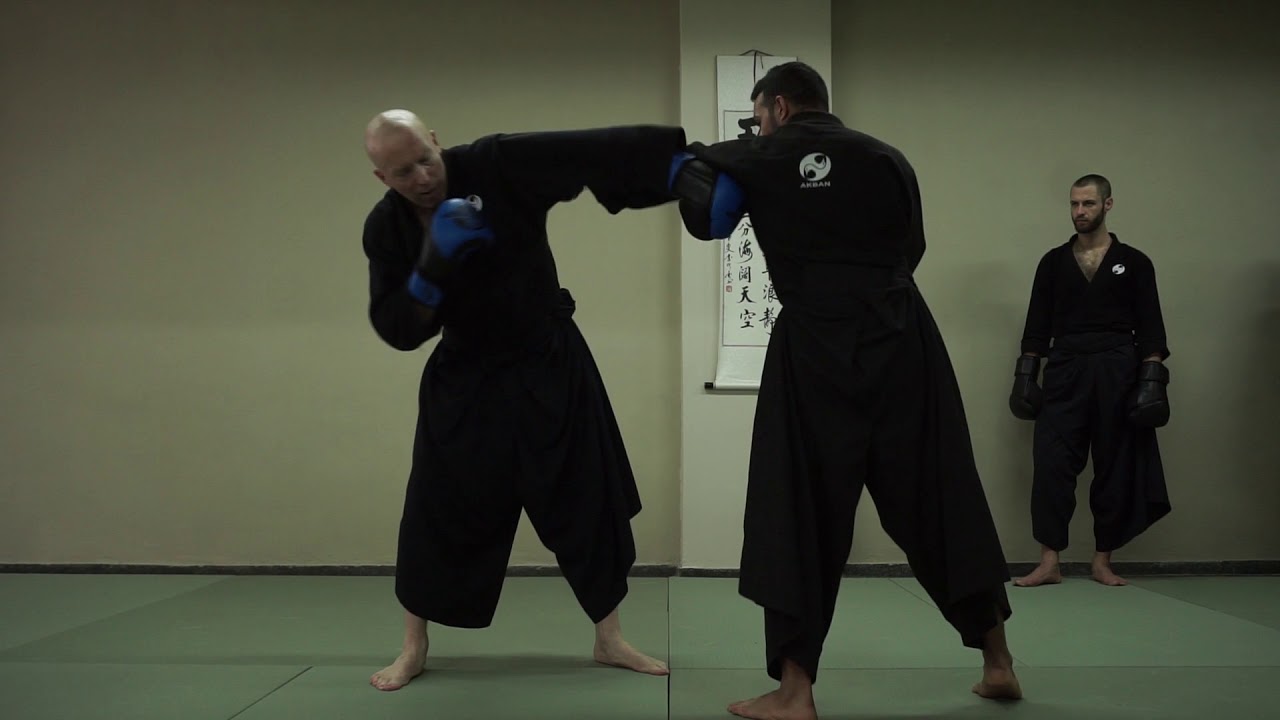 Questions and answers.Drilling Ninjutsu with boxing gloves,Yossi Sheriff, AKBAN Ninjutsu