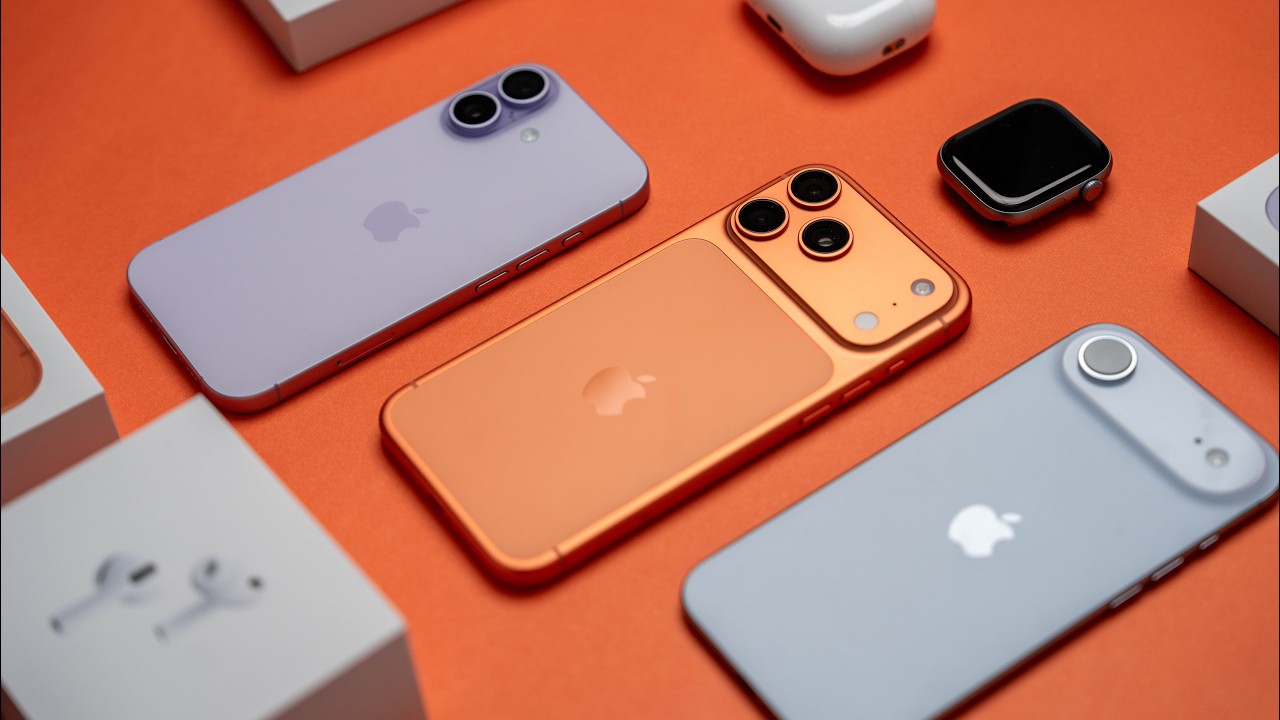 iPhone 17/Air/17 Pro Max 全系列開箱：100萬問題，蘋果副總裁親自解答（同場加映Apple Watch S11/Airpods Pro 3開箱）
