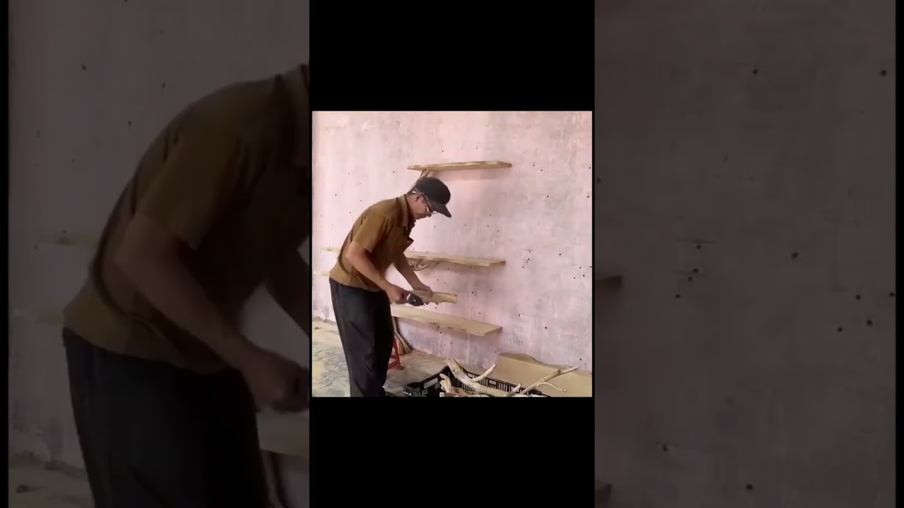 Tree standing shelves unique floor bookshelf live edge decorative shelf custom solid wood bookcase