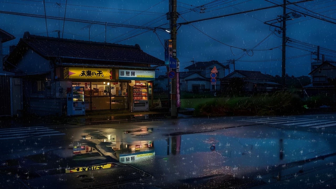Tokyo After Midnight 🌙 Lofi Rain for You Who's Feeling Blue