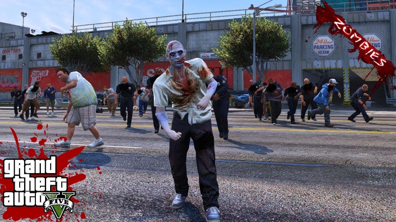 GTA 5 - Los Santos City Becomes Zombie Land || Part 10 || GTA 5 MODS