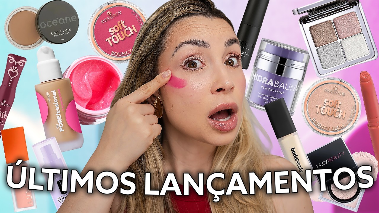 TESTANDO NOVIDADES DE MAKE: OCÉANE, ESSENCE, HUDA BEAUTY…