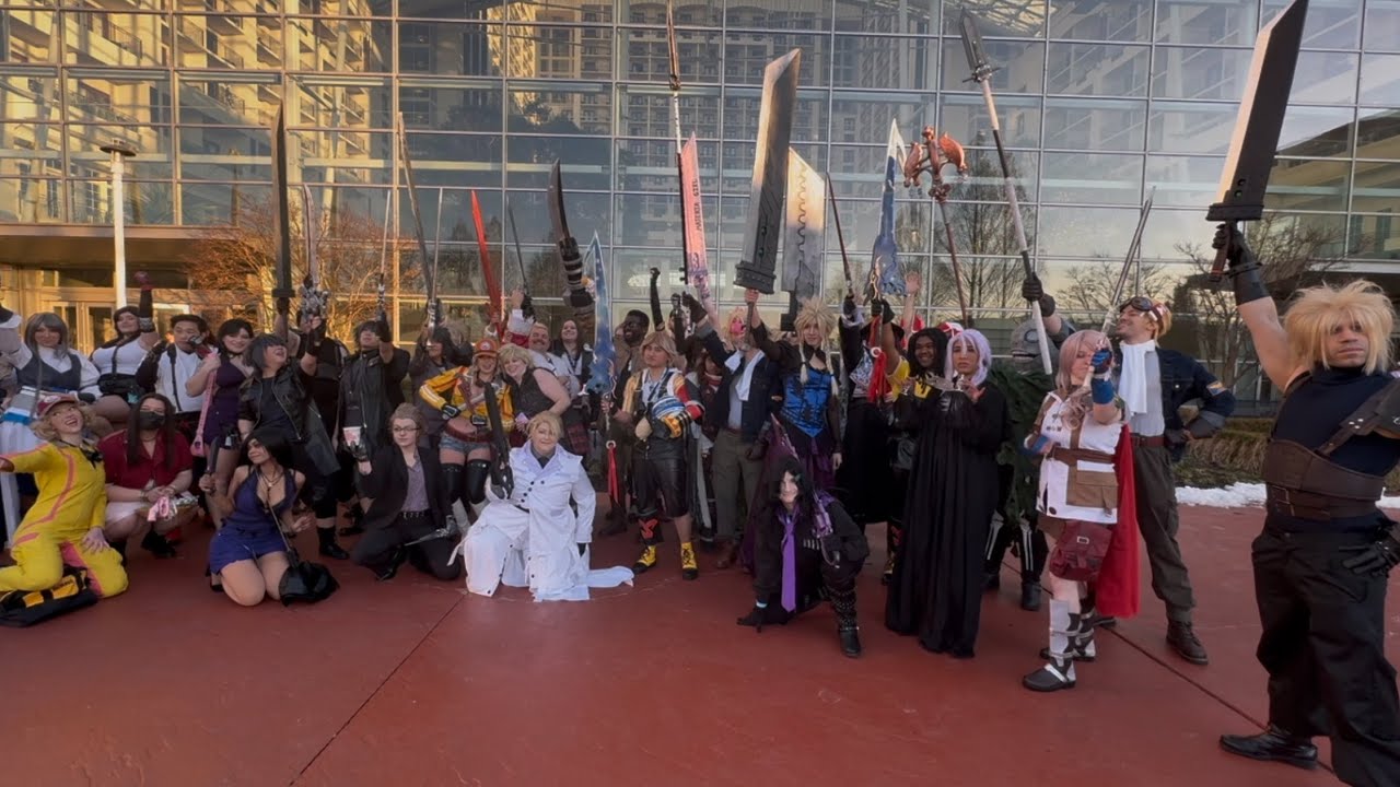 Final Fantasy + square enix Cosplay Meetup at Katsucon 2025 #finalfantasy #Squareenix #katsucon