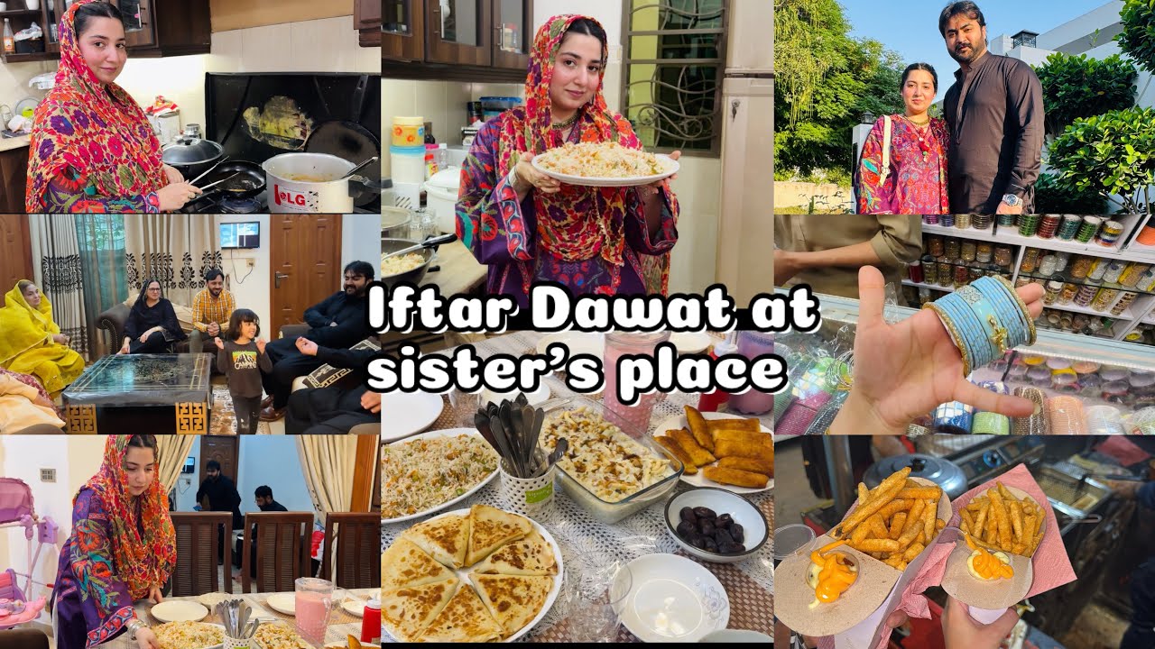 Iftar Dawat at Sister’s Place ❤️ - Behan k Ghar Eidi ly k gae 😍❤️