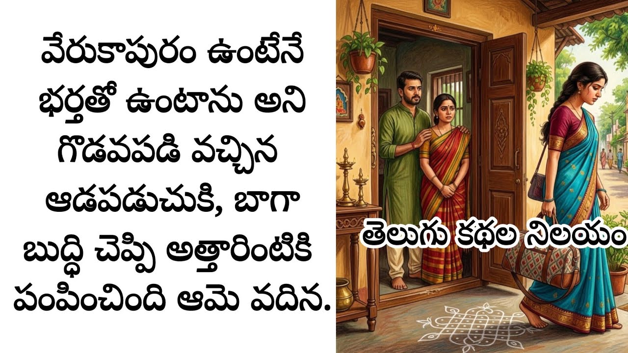 వేరుకాపురం ఉంటేనే భర్తతో ఉంటాను అని గొడవపడి వచ్చిన ఆడపడుచుకి, బాగాబుద్ధి చెప్పింది ఆమె వదిన.