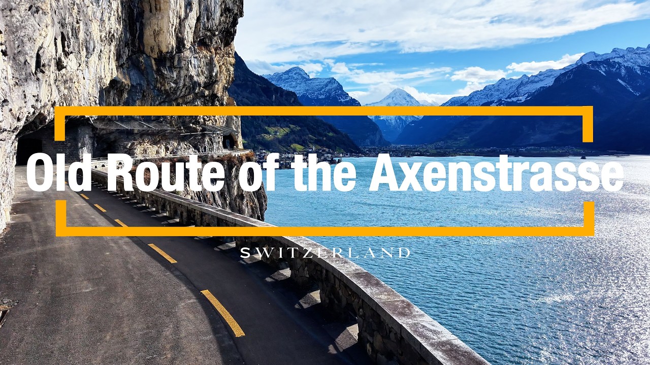 4K - Old Route of the Axenstrasse - Honda Gold Wing Tour DCT 2025