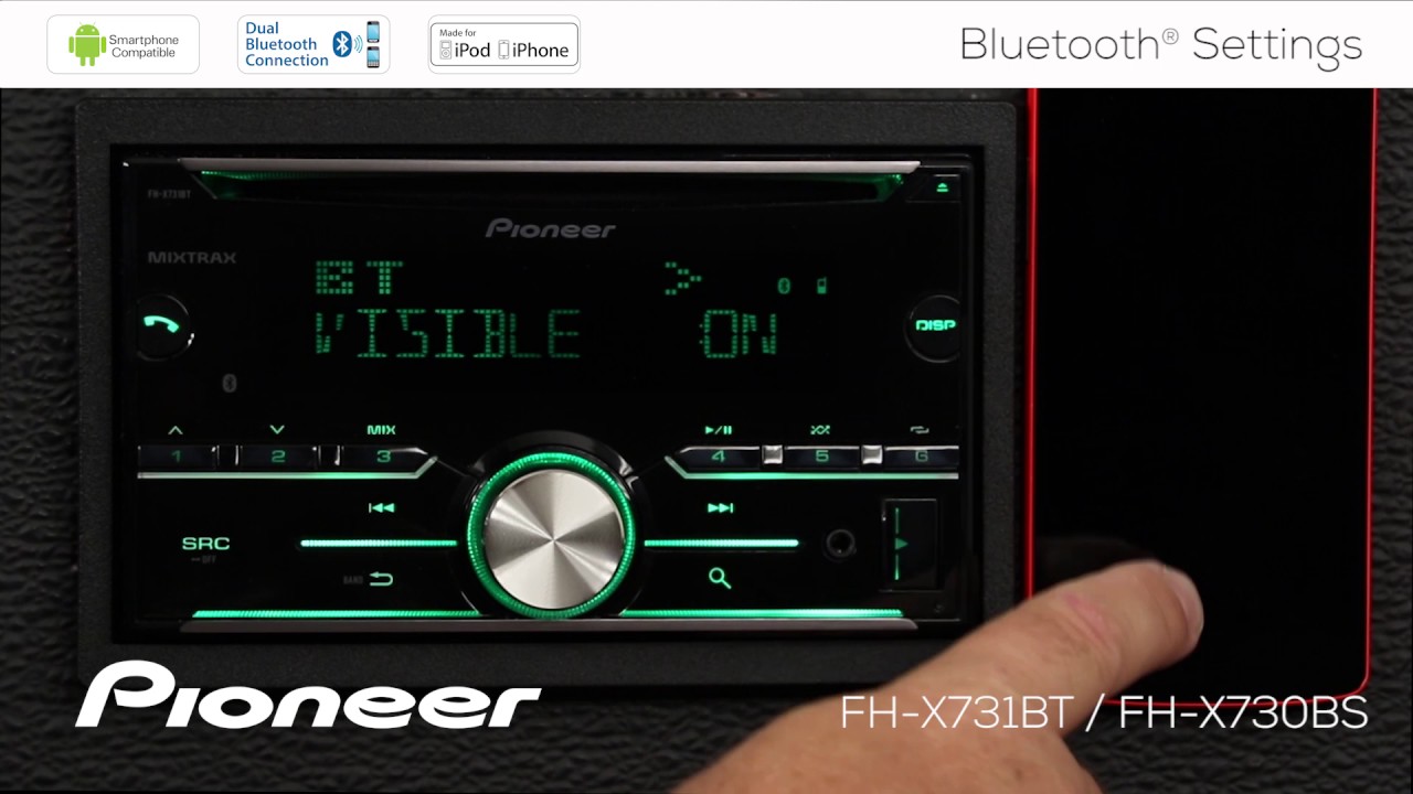 How To - FH-X731BT - Bluetooth Settings