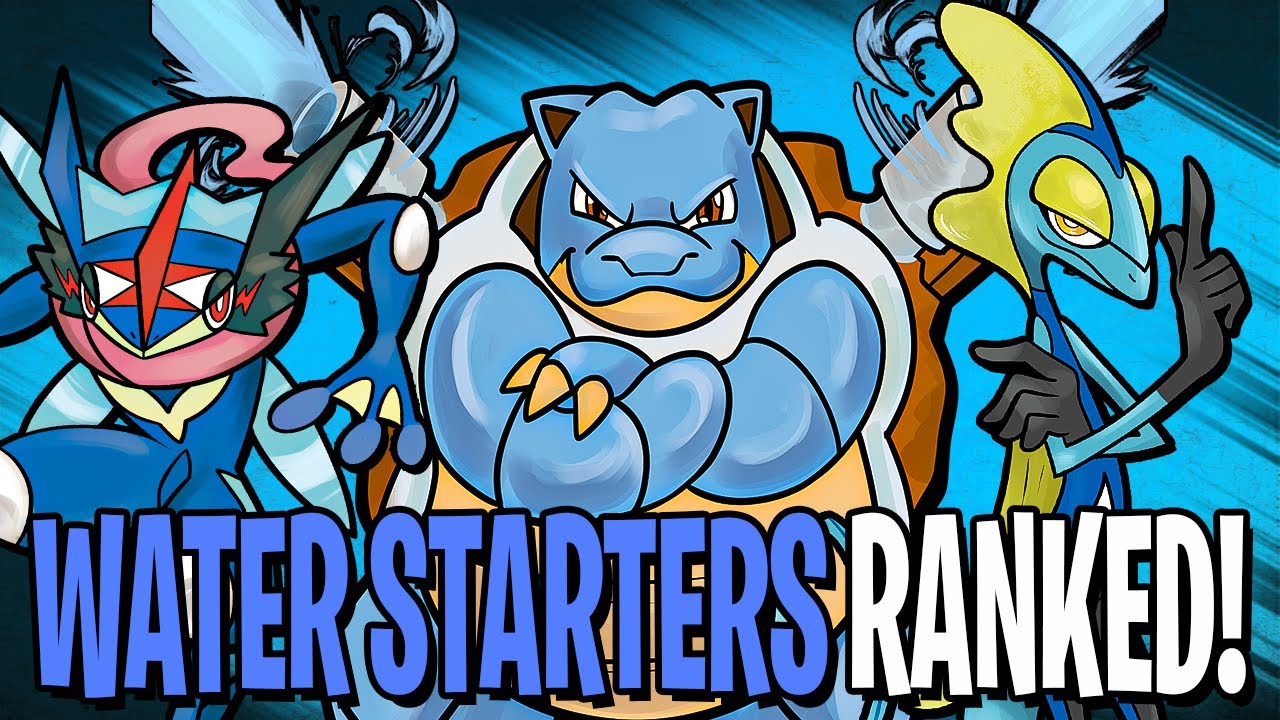 Ranking Every WATER STARTER from WORST to BEST!