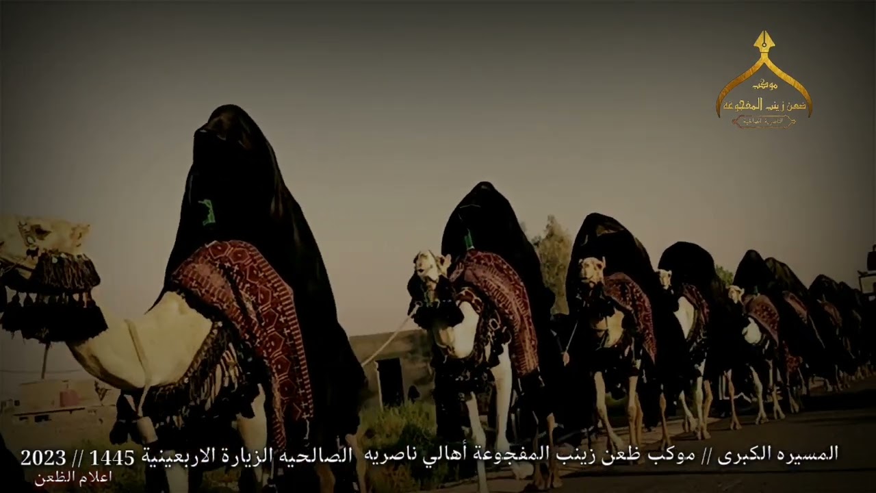 موكب ظعن زينب المفجوعة اهالي الناصريه الصالحيه 1445هج 2023