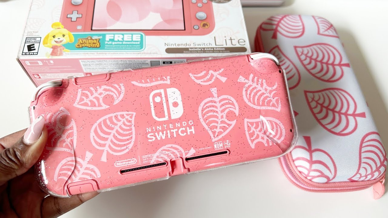 Animal Crossing Special Edition Nintendo Switch Lite Unboxing | Isabelle’s Aloha Edition