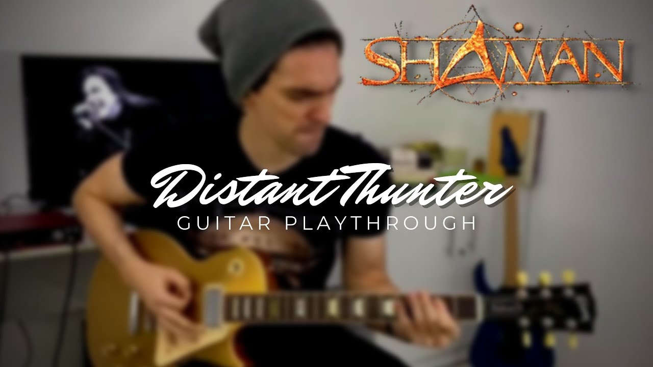 Shaman - Distant Thunder | Guitar Playthrough | GUGA QUEIROGA