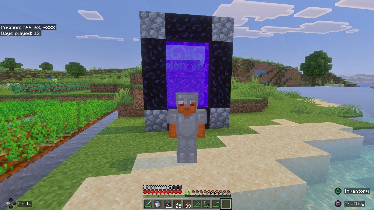 Minecraft KONEČNĚ MÁM PORTÁL DO NETHERU #9