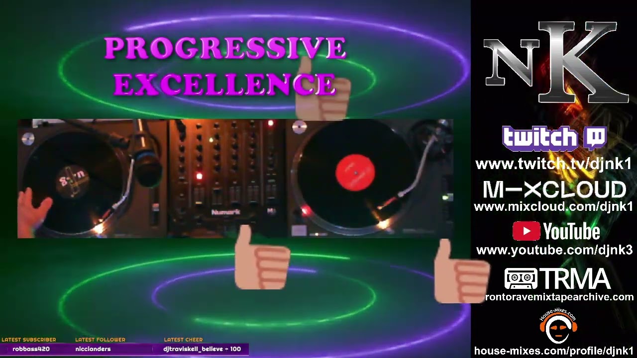 DJ NK - All Vinyl Mix 90s Progressive Excellence