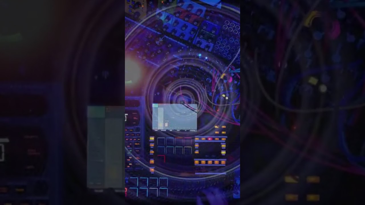 Transmitting from London 2 - deep space ambient for focus - live modular synth - generative visuals