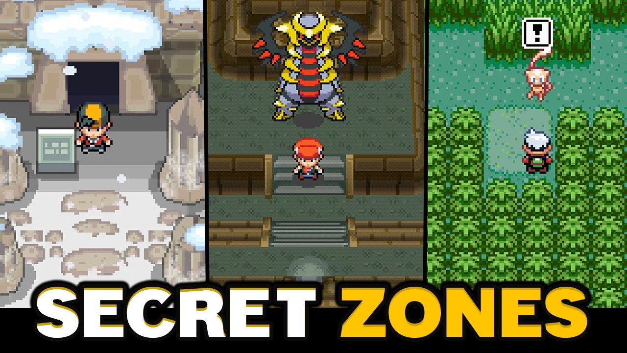 SECRET & MYSTERIES ZONES in Pokemon You MISSED?