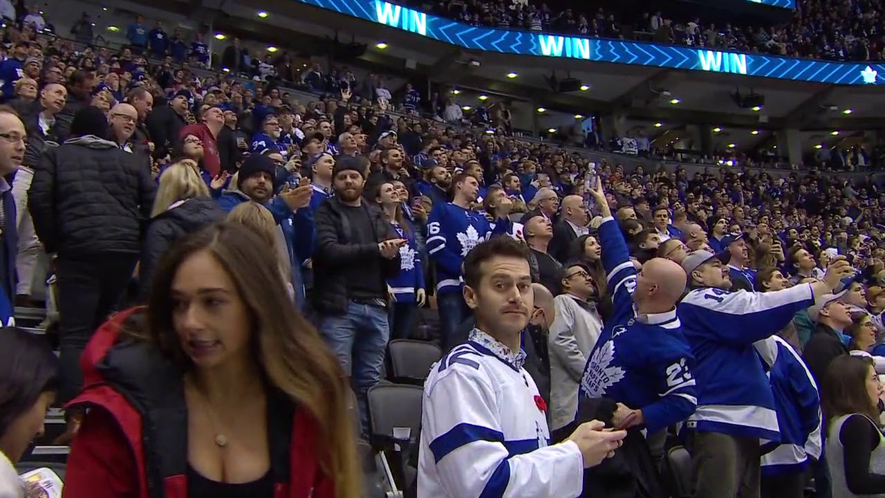 John Tavares 2-1 OT Goal - Golden Knights @ Maple Leafs - 11072019