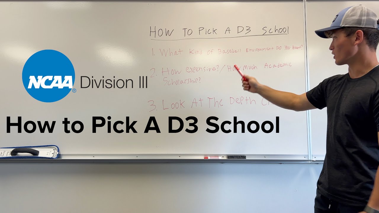 How to Choose a D3 School(Baseball)