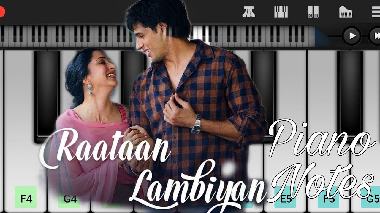 Raataan Lambiyan (Shershah), Jubin Nautiyal - Easy Piano Tutorial Video | Jarzee Entertainment