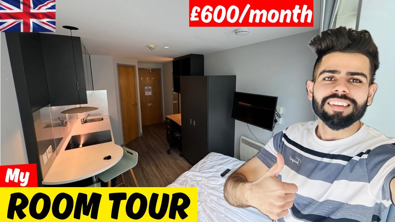 A Student ROOM TOUR in UK🇬🇧 - Cheapest Accomodation for International Student in London,UK