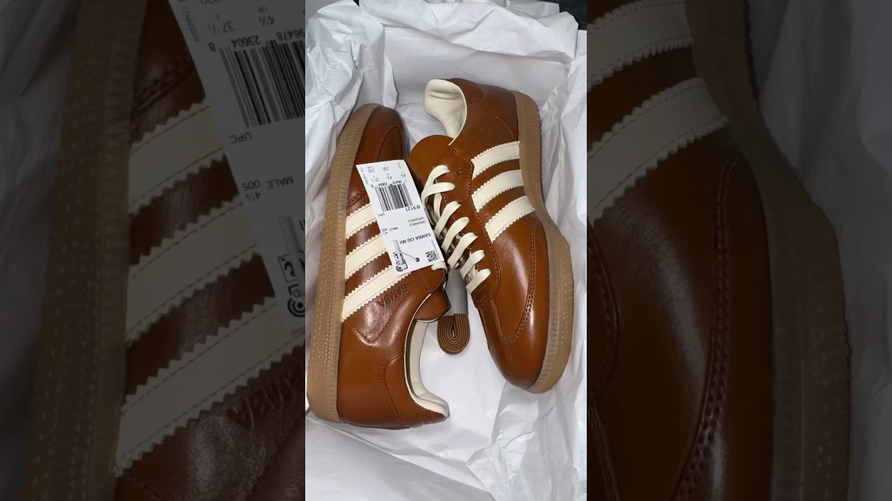 UNBOXING ADIDAS SAMBA OG Made In Italy 🇮🇹 Tan Brown