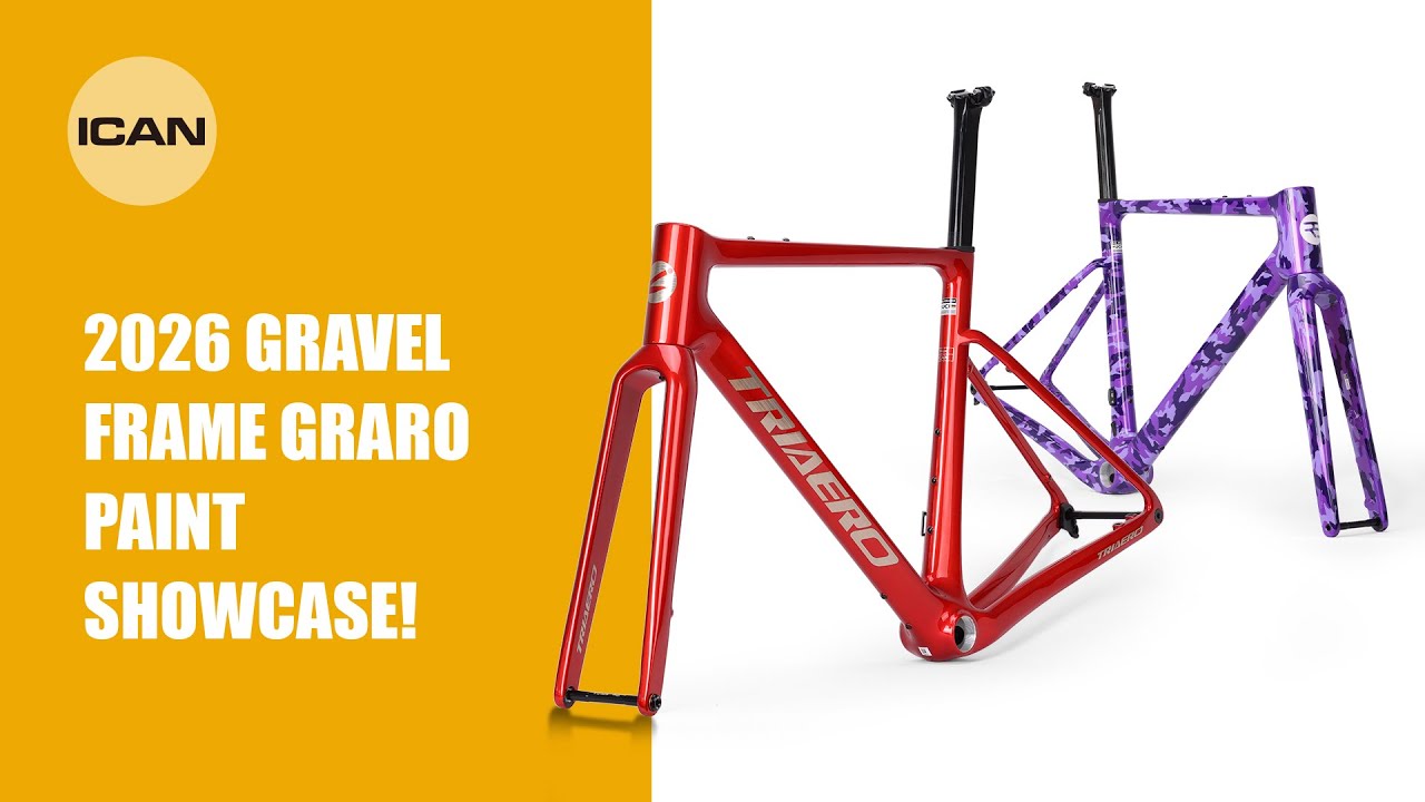 Демонстрация расцветок гравийных рам Graro 2026! Коллекция стилей! #icancycling #graro