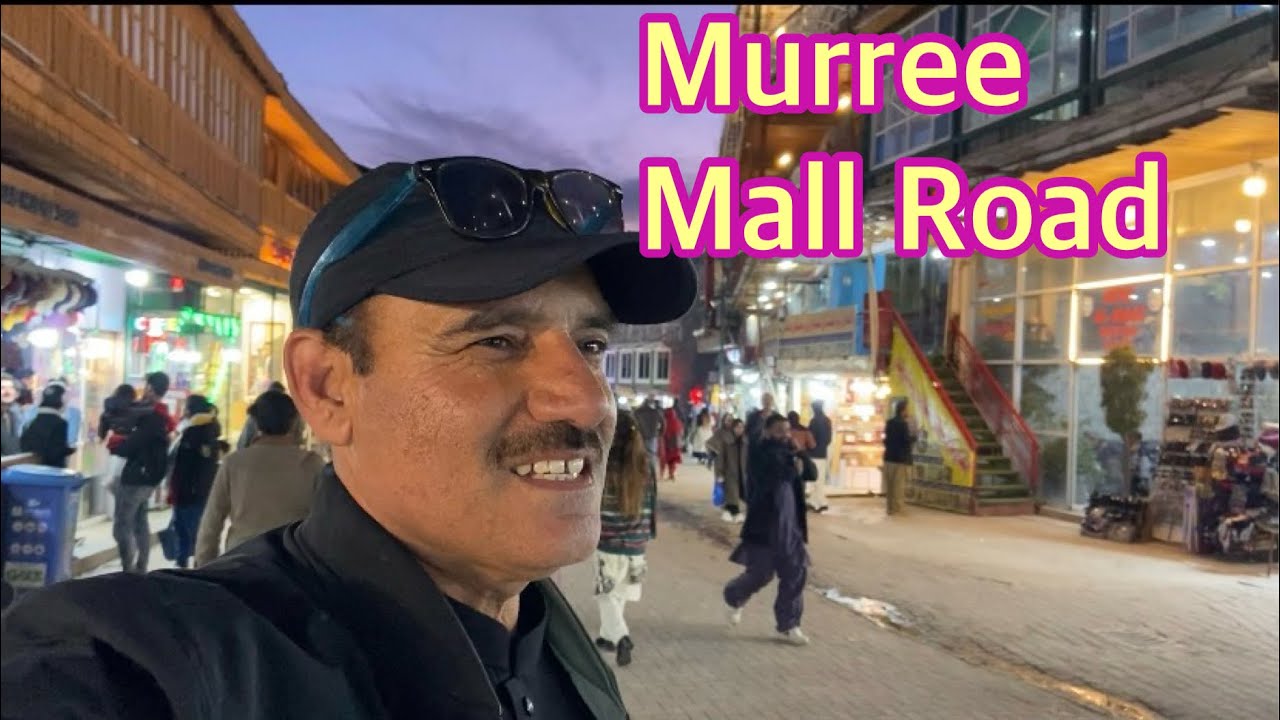Murree Mall Road Night View | Street Food, Shopping & Khark Chai | Family Trip Vlog