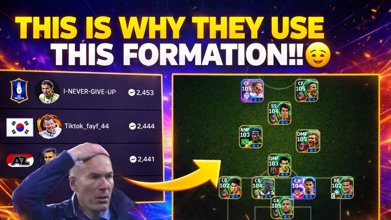 The META Formation Top Ranked Players Are Using in eFootball 2026! 🔥