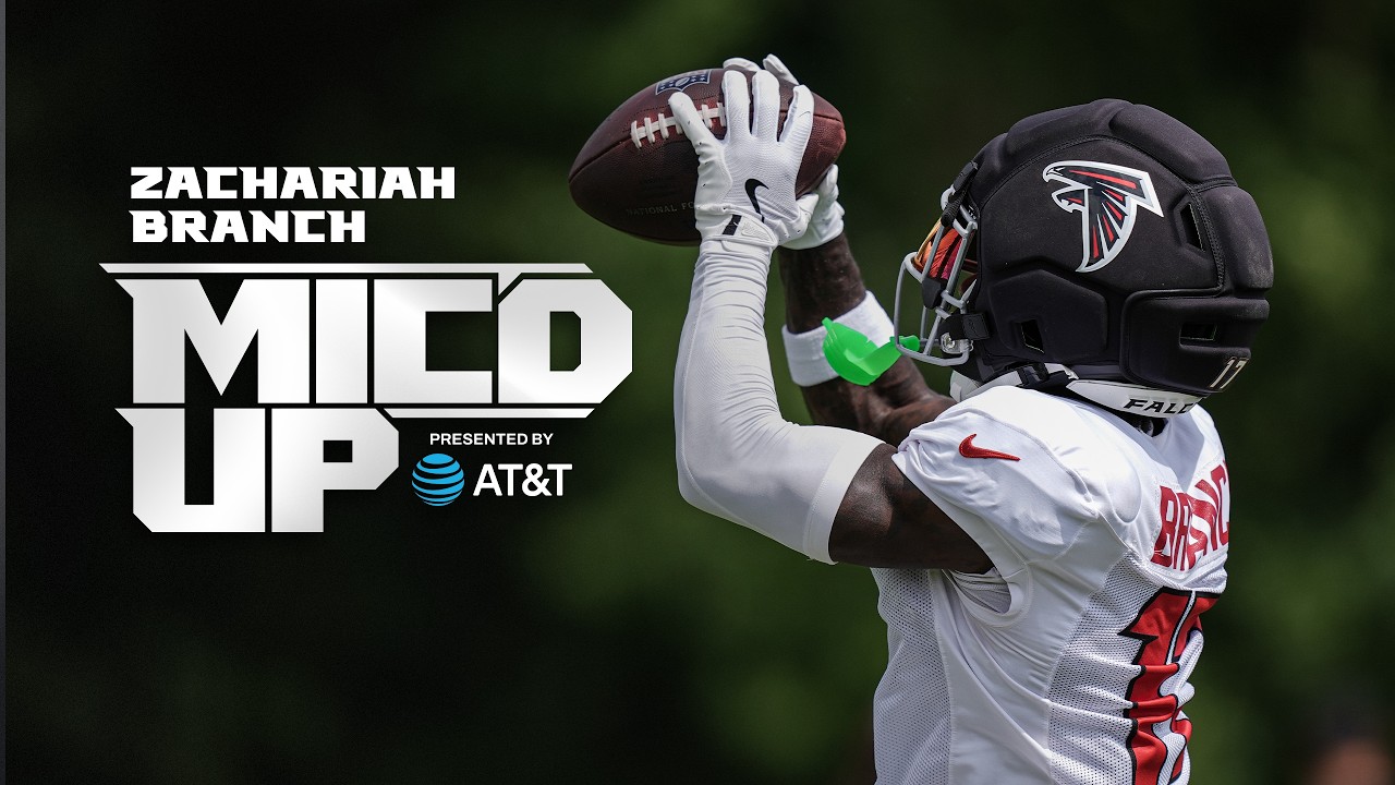 Zachariah Branch Mic'd Up for Joint Practice at AT&T Training Camp | Atlanta Falcons | NFL
