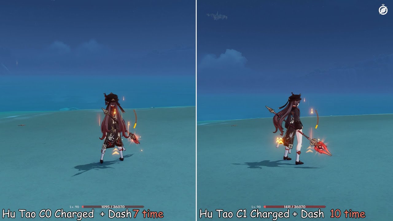 Hu Tao C0 vs Hu Tao C1