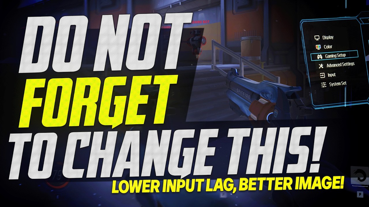 LOWER INPUT LATENCY in ALL Games and IMPROVE Visual Quality by Changing this!